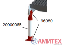 Опорная стойка пластиковая для лаги