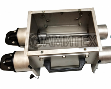 Двойной поддон с натяжителем спирали для трубы 60 мм