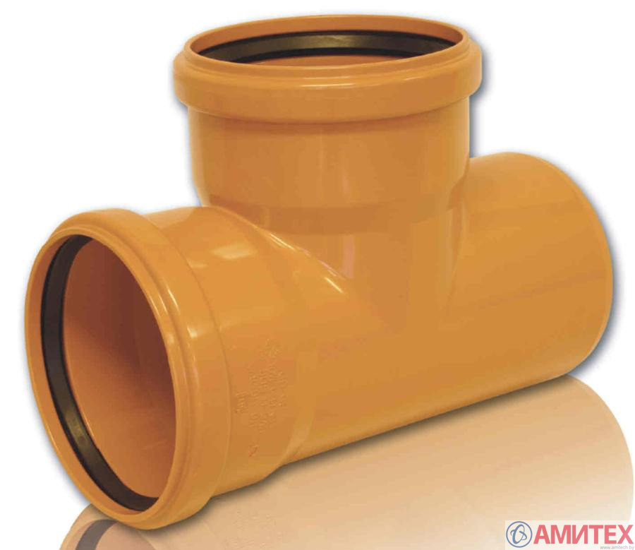 Тройник НПВХ 315*315*87,5 наружная канализация