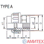 Муфта разборная ПВХ dn 2