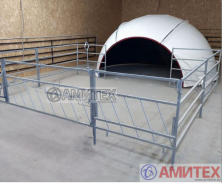 Групповой домик для телят