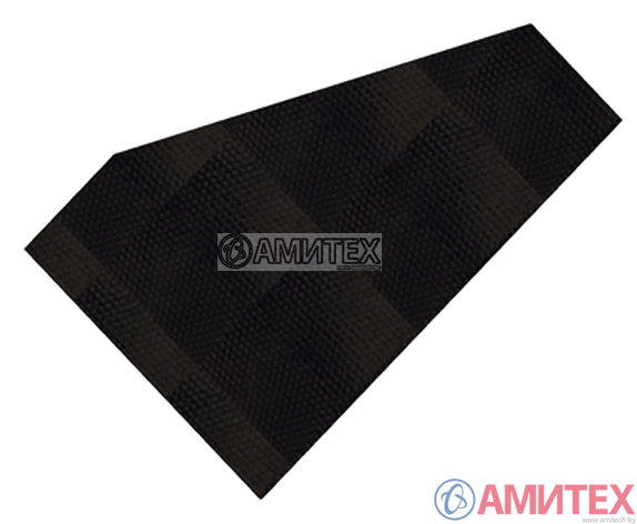 Резиновое напольное покрытие в логове для поросят длиной 80 см