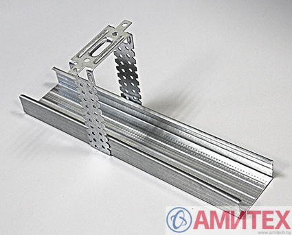 Подвес прямой для ПП-60*27 ЕВРОСТАНДАРТ (100шт.) (мет.), арт.1000892