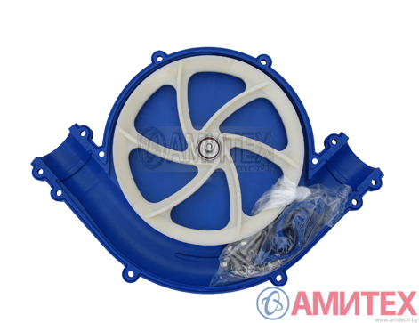 Колесо пластиковое поворотного уголка 45мм, 50мм, 60 мм