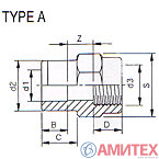 Муфта переходная Van de Lande 3.27.063