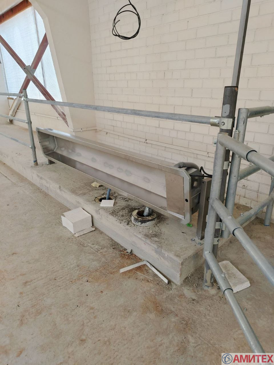 Поилка групповая для КРС 3000х500х750мм