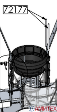 Часть кормового аппарата Tube-O-Mat VI+ арт.72177