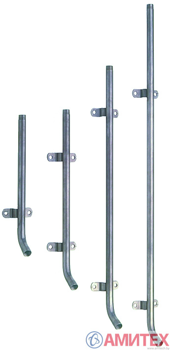 Трубка 500 мм (наруж/внутр резьба 1/2") с креплениями