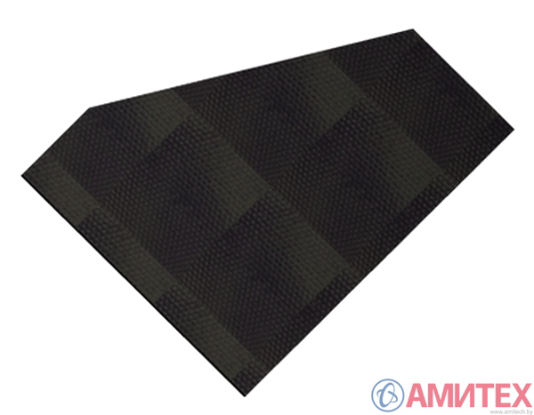 Резиновое напольное покрытие в логове для поросят длиной 90 см