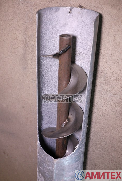 Шнек для зерна (3-х фазн.) горячеоцинкованный 120мм