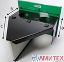 Домик двойной для поросят 900*500*750*500 мм