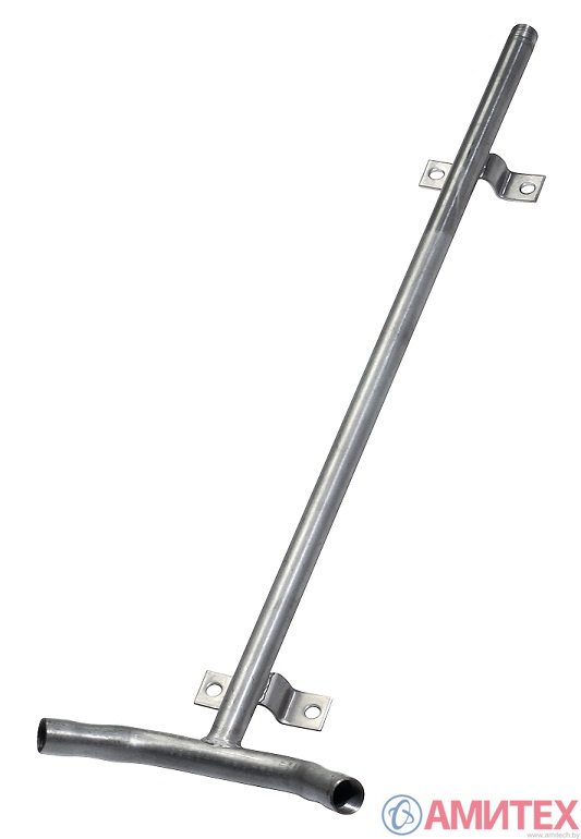 Труба 1/2" под 2 поилки,660мм с держателями