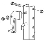 Стойка для съемной калитки