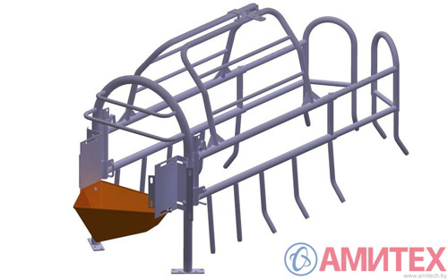 Станок горячецинкованный для свиноматки прямой