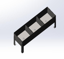Умывальник из нержавеющей стали