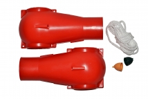 Переходник с кормовой трубы 56 мм с заслонкой