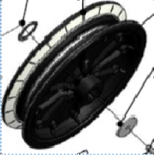 Приводное колесо для системы 50 мм