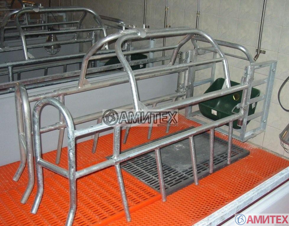 Станок горячецинкованный для свиноматки прямой