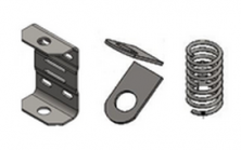 Скоба из нерж. стали с пружиной и стопорами