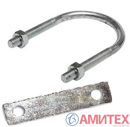 Хомут, зажим трубы 60 мм